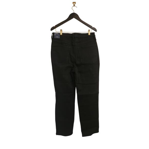 NWT J. Crew Petite Black Stovepipe Straight Jean In Signature Stretch Black 31 - Picture 10 of 11